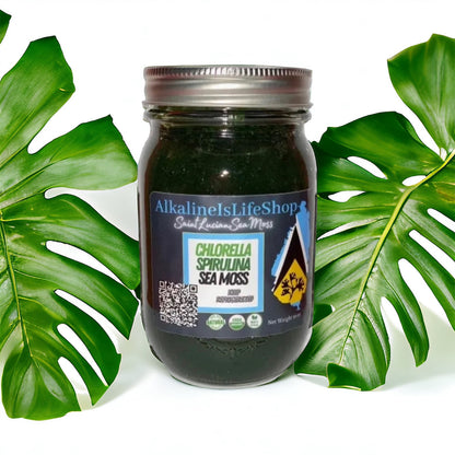 Chlorella Spirulina Sea Moss Gel