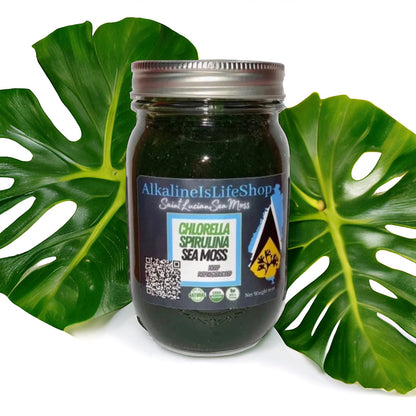 Chlorella Spirulina Sea Moss Gel
